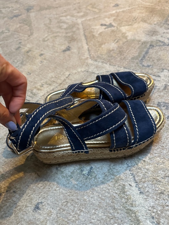 Prada Shoes - Prada crisscross suede espadrille